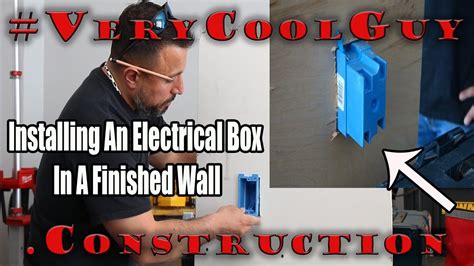 easiest way to cut existing sheathing for electrical box|electrical box installation instructions.